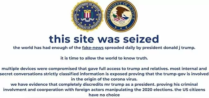 Even though the content of the website has been rapidly restored, the “Privacy Policy”