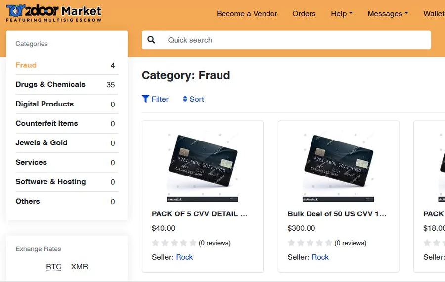 Tor2door is a new established market in June 2020 where almost all goods are accessible.