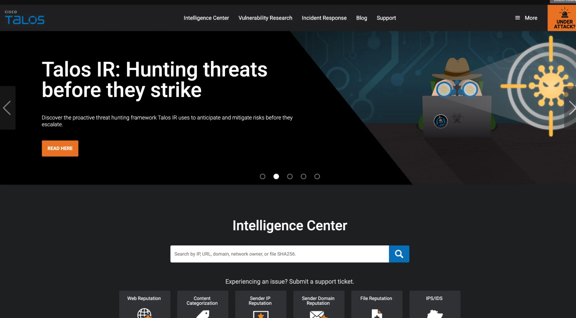 Cisco Talos Intelligence Center