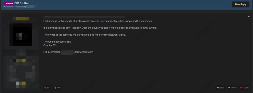 On January 4, on a dark web forum tracked by SOCRadar, a vendor offered to sell