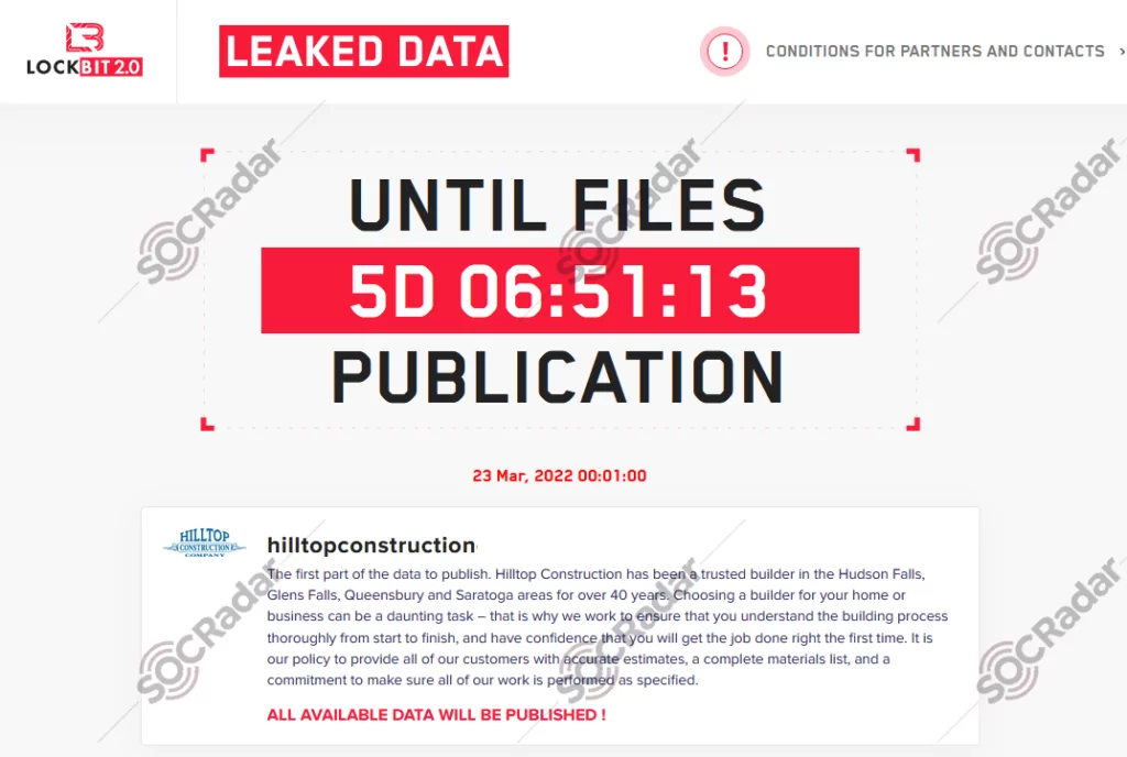 On March 17, a huge database of users of a company was put up for sale on the dark web.