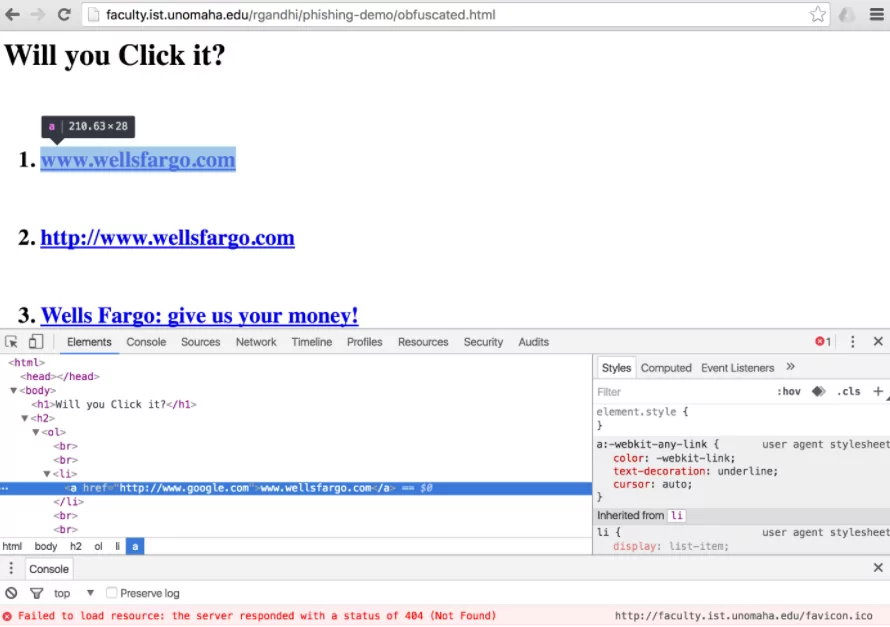 With integrated browser developer tools, obfuscated data can be seen.