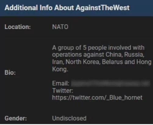 AgainstTheWest’s breached.co page description