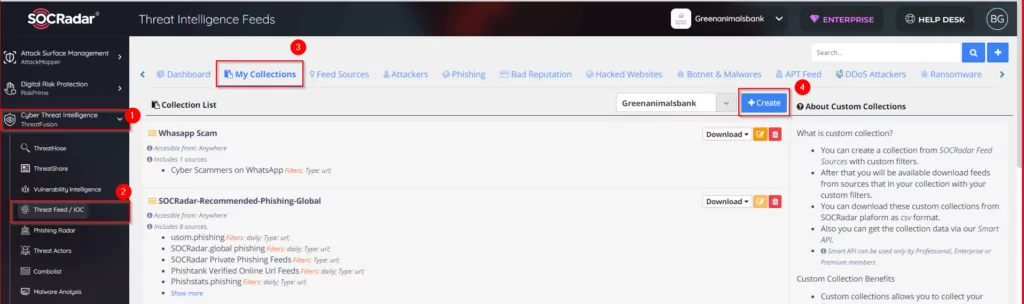 Creating a feed for WhatsApp scams.