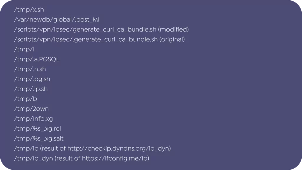In addition, Volexity provided a set of