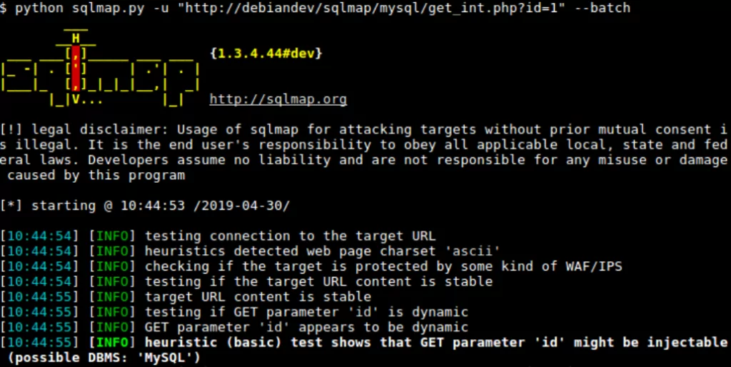 SQLMap is an open-source penetration testing tool that detects and exploits SQL injection flaws and takes over database servers.