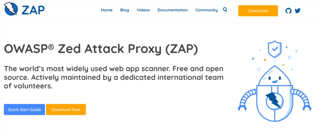 The Zed Attack Proxy (ZAP) is an integrated security testing tool for finding vulnerabilities in web applications.