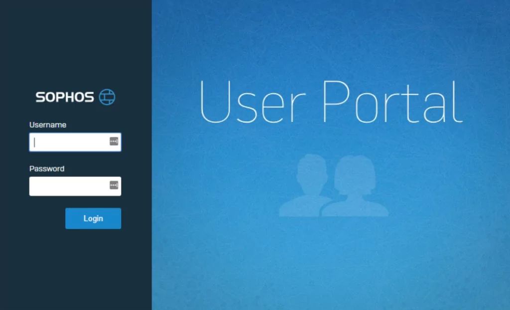 Sophos Firewall’s User Portal login