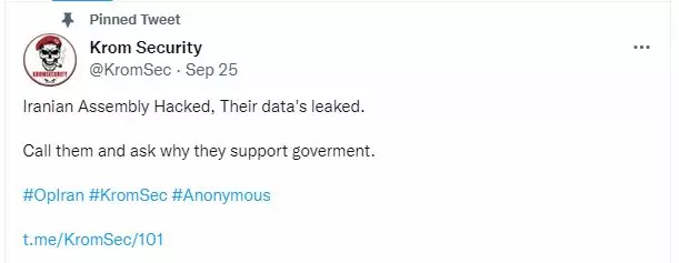 The Anonymous collective announced the seizure of several