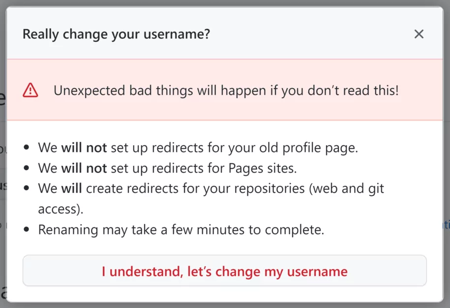 On GitHub, code repositories depend on usernames, and a change to username affects both. (Source: Checkmarx) 