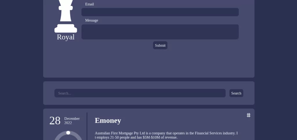 Royal’s page that they share their claims and links of their exfiltrated files
