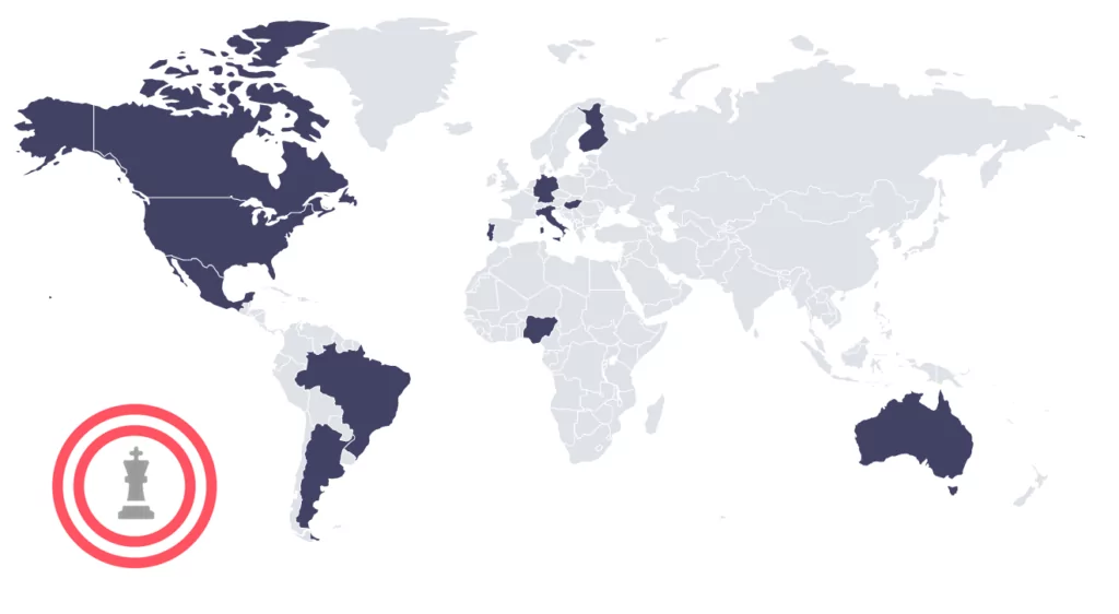 Affected countries by Royal Ransomware