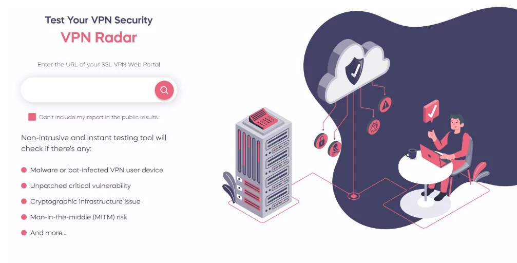 Check for VPN security issues on VPN Radar