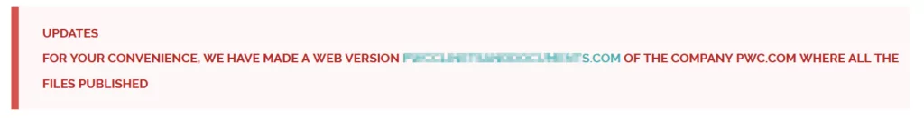 The ransomware group stated in the update that they shared all files on the new site., Clop