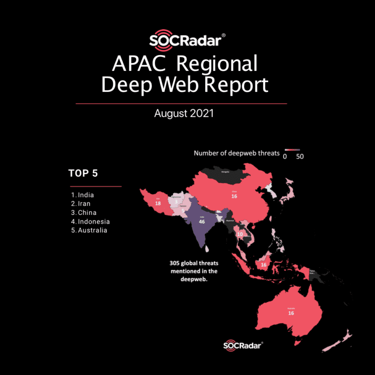 APAC Deep Web Report August 2021