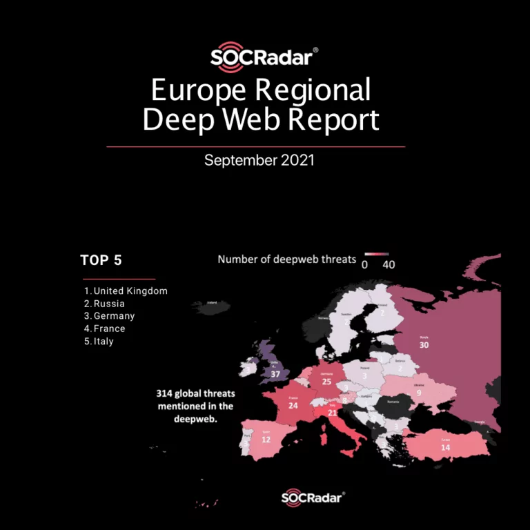 Europe Regional Deep Web Report September 2021