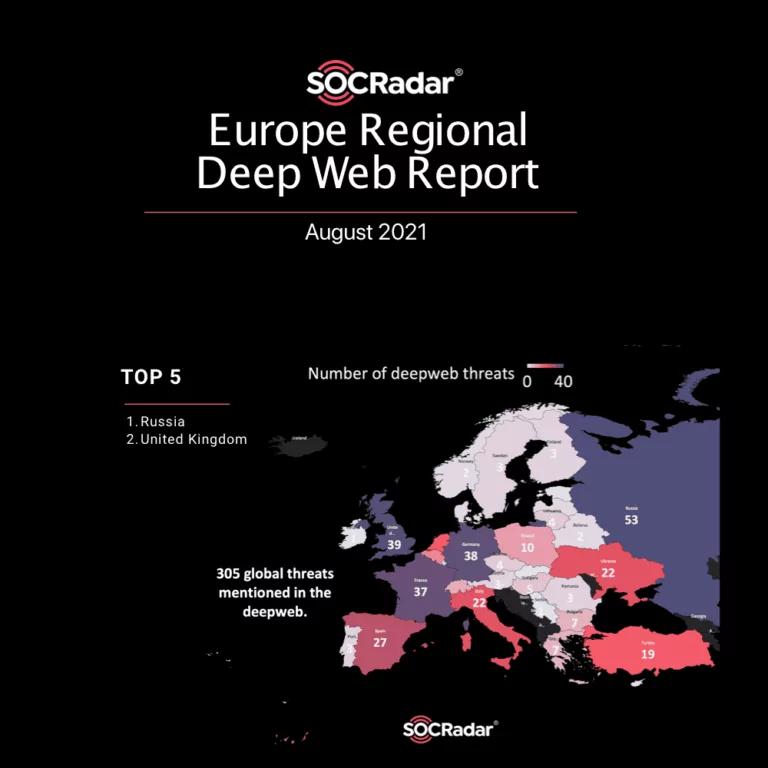 Europe Regional Deep Web Report August 2021