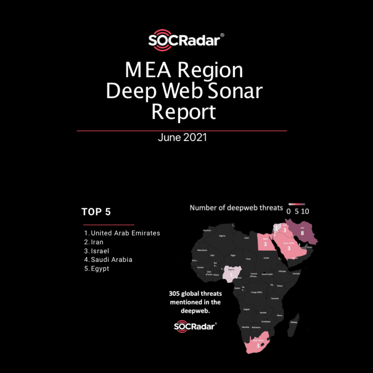 MEA Regional Deep Web Sonar Report June 2021