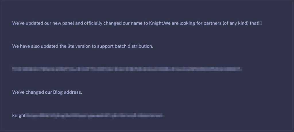 First post on Knight’s new blog.