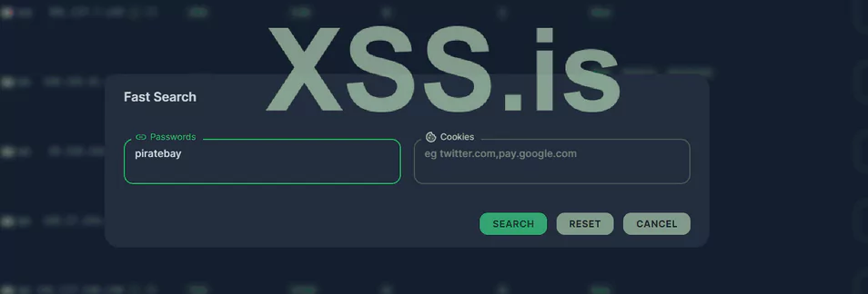 Figure 4. Screenshot of the search feature.