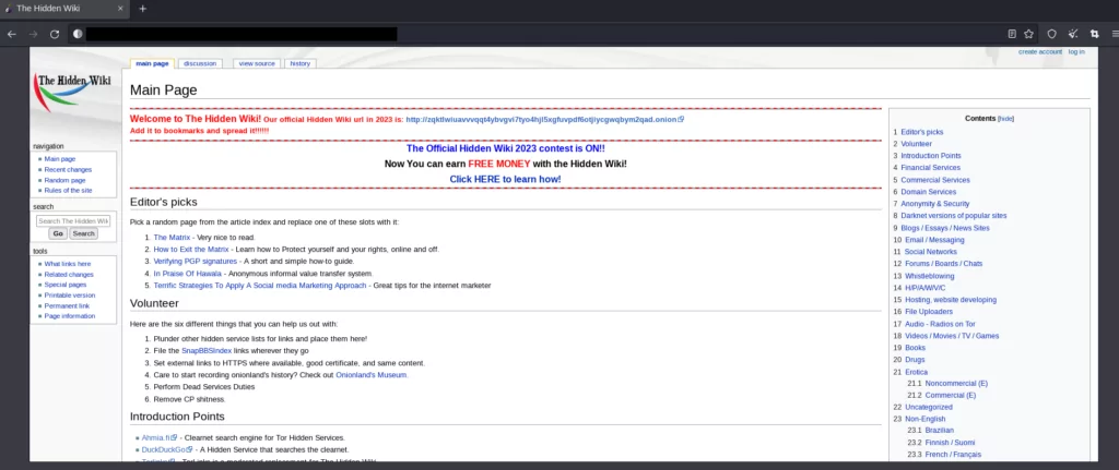 The Hidden Wiki