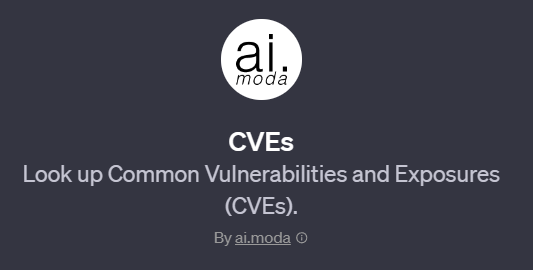 CVEs GPT