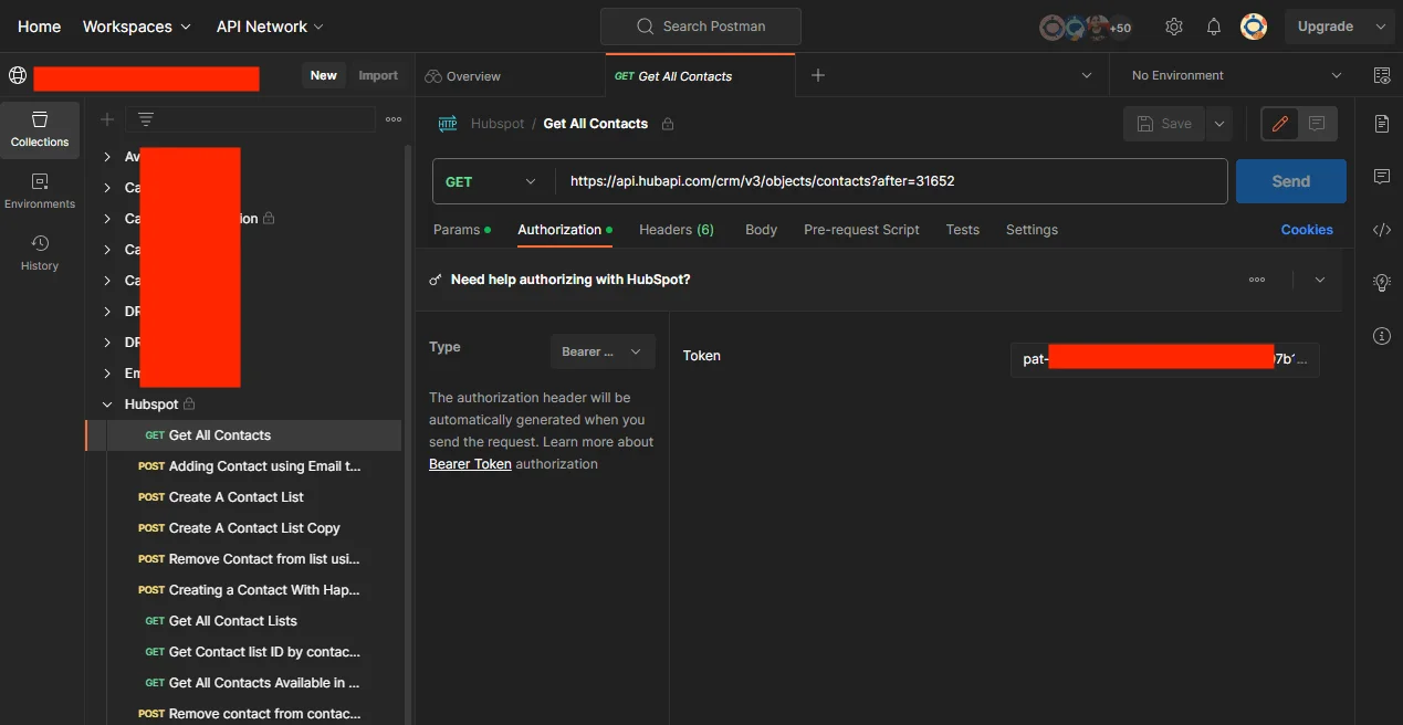 HubSpot Overlooked Postman API Key