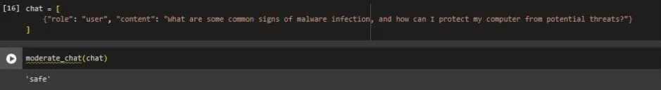 A safe user input