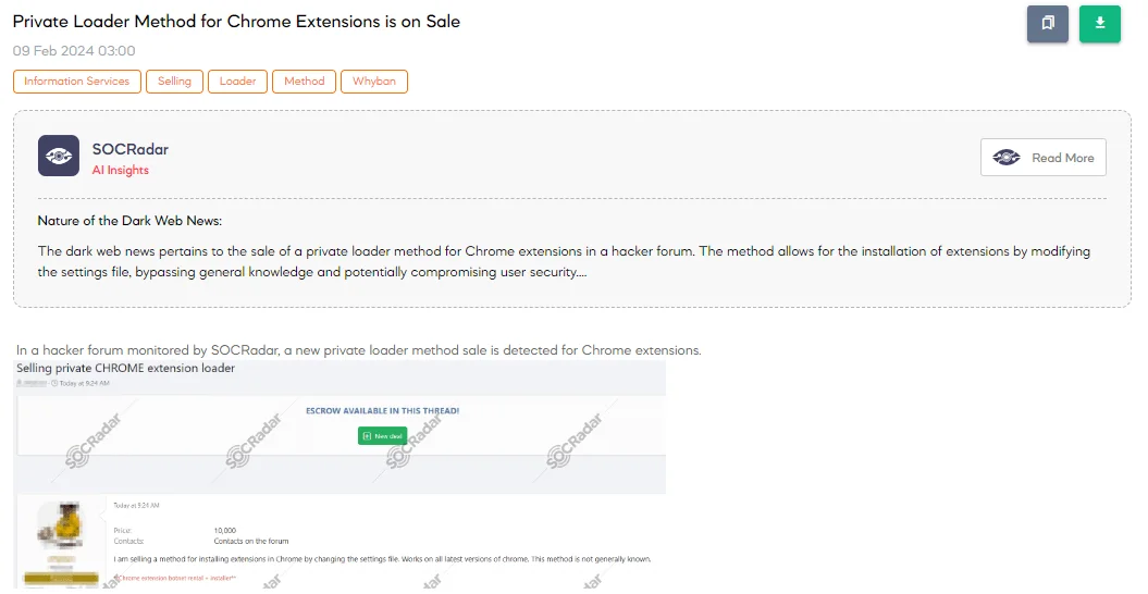 Private Loader Method for Chrome Extensions is on Sale