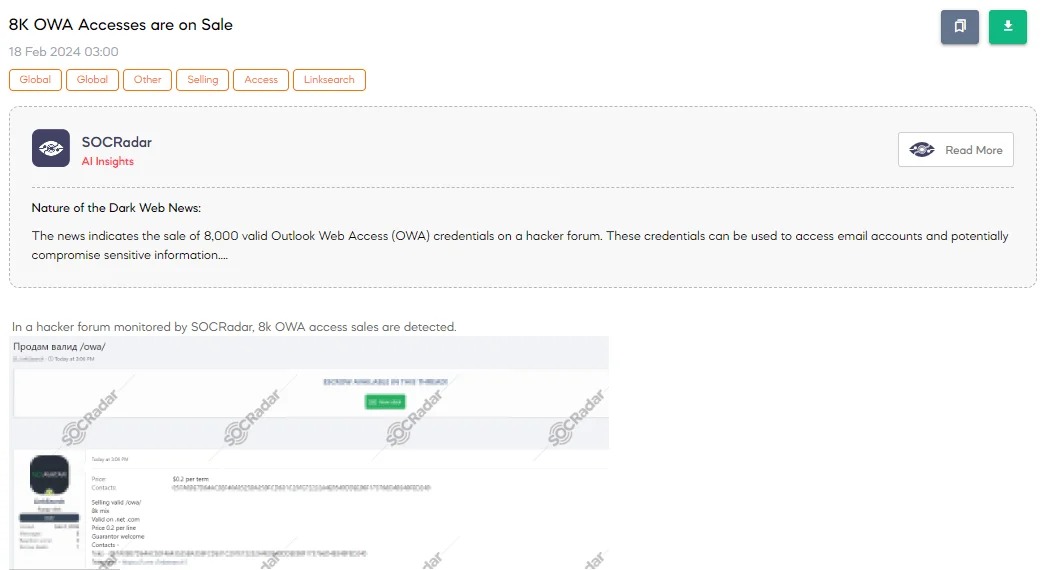 8K OWA Accesses are on Sale
