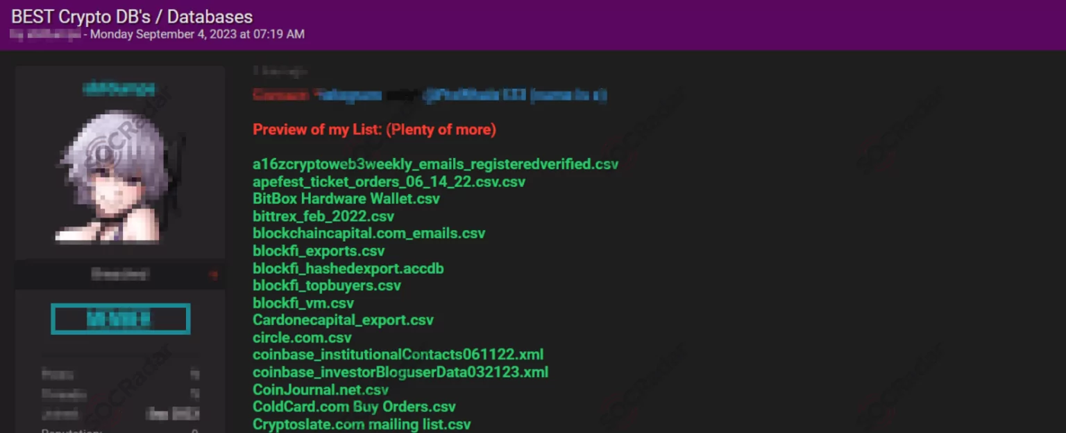 Crypto platforms are targeted by hackers.