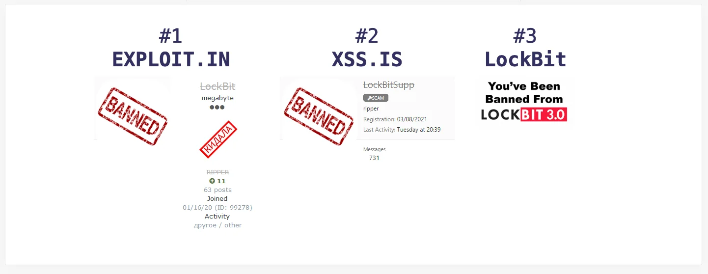 LockBit even got banned from their own infrastructure
