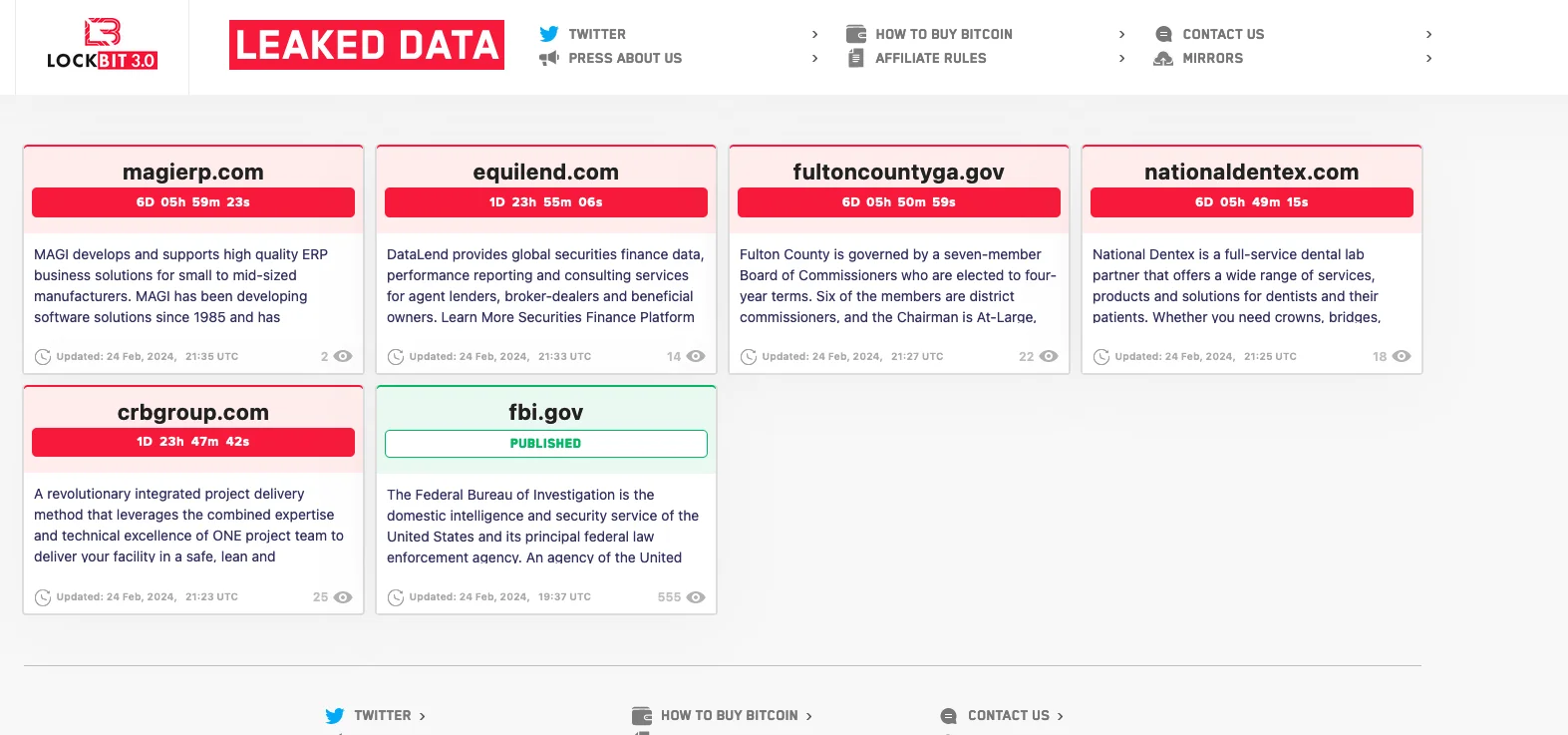 LockBit’s new data leak site