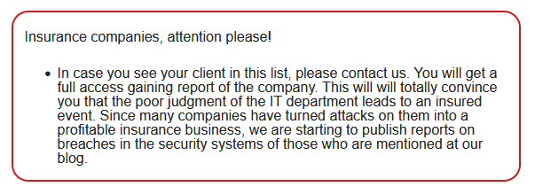 Note to insurance companies by Snatch