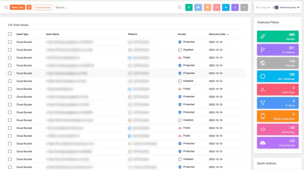A cloud storage bucket can be defined as an asset in SOCRadar XTI.