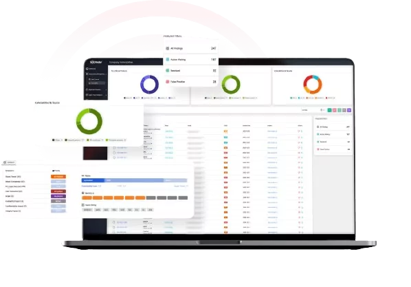 SOCRadar Company Vulnerabilities module.