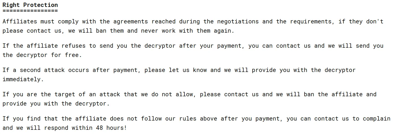 RansomHub’s “About” page-2