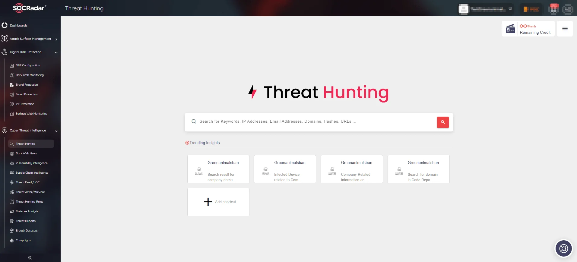 SOCRadar's Threat Hunting