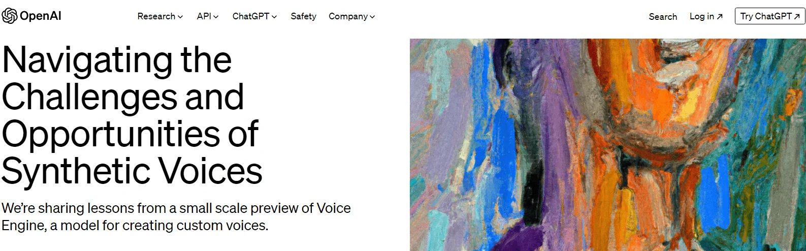 OpenAI's Voice Engine model