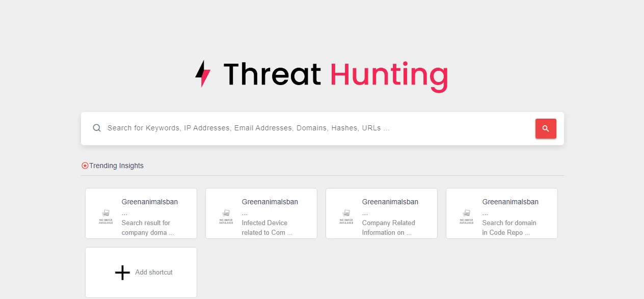 SOCRadar’s Threat Hunting Module
