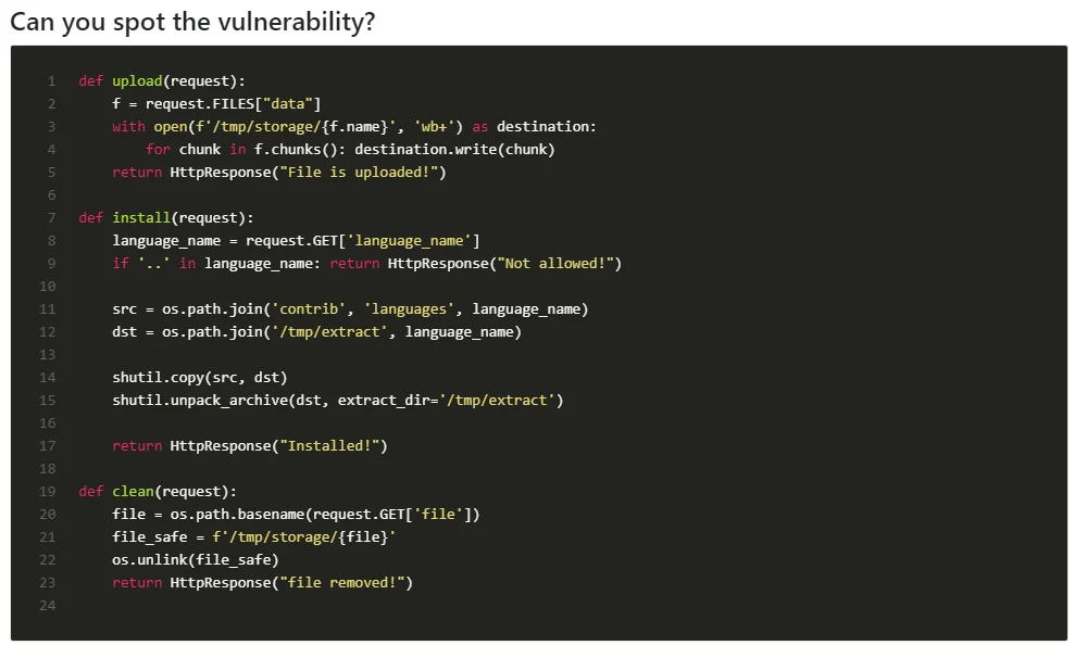 Day 9 of Code Security Advent Calendar 2022 by Sonar Source