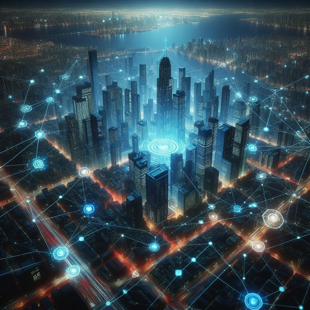 Illustration of supply chain security by Bing
