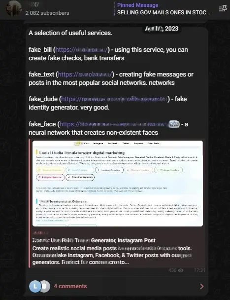 The service provided by threat actors serves as a prime example of the malicious utilization of deepfakes and AI