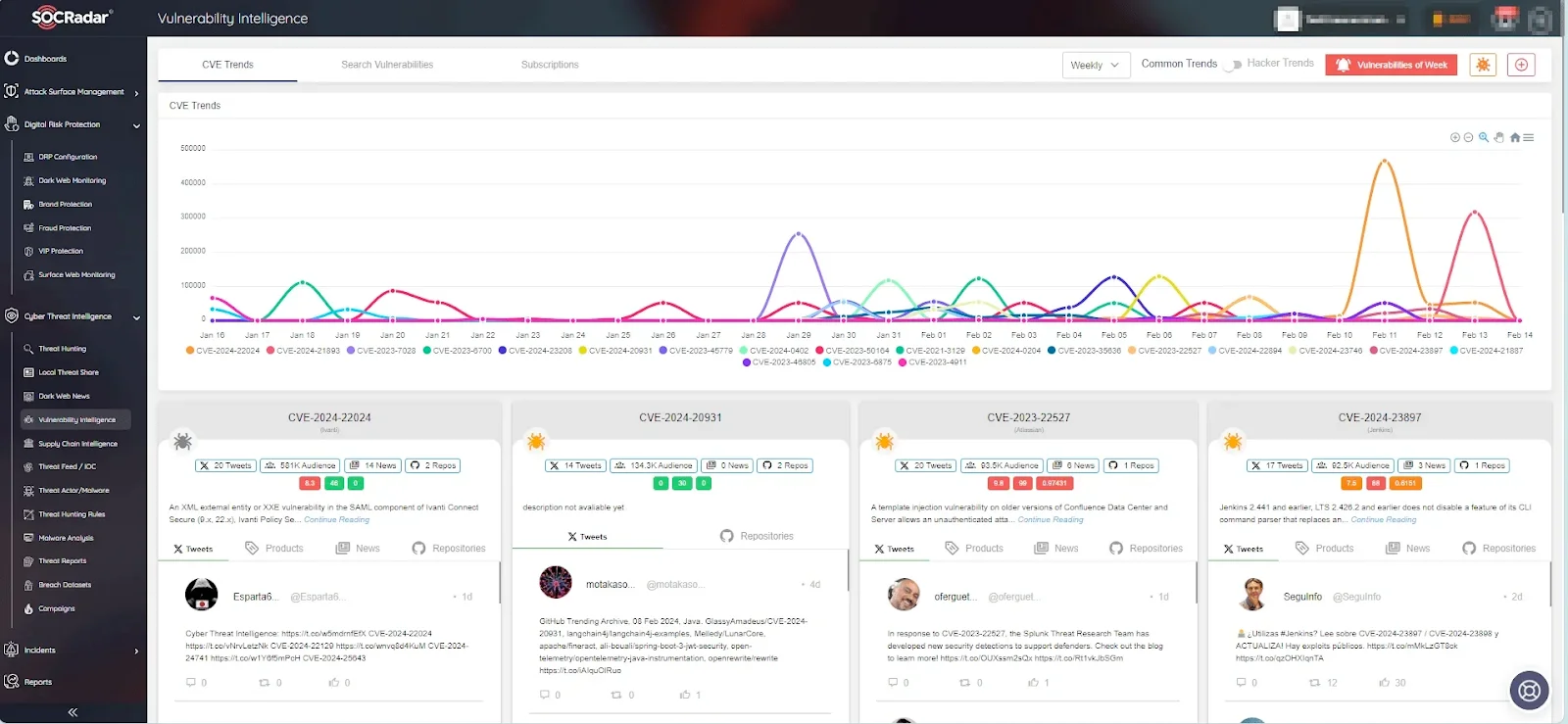 SOCRadar Vulnerability Intelligence