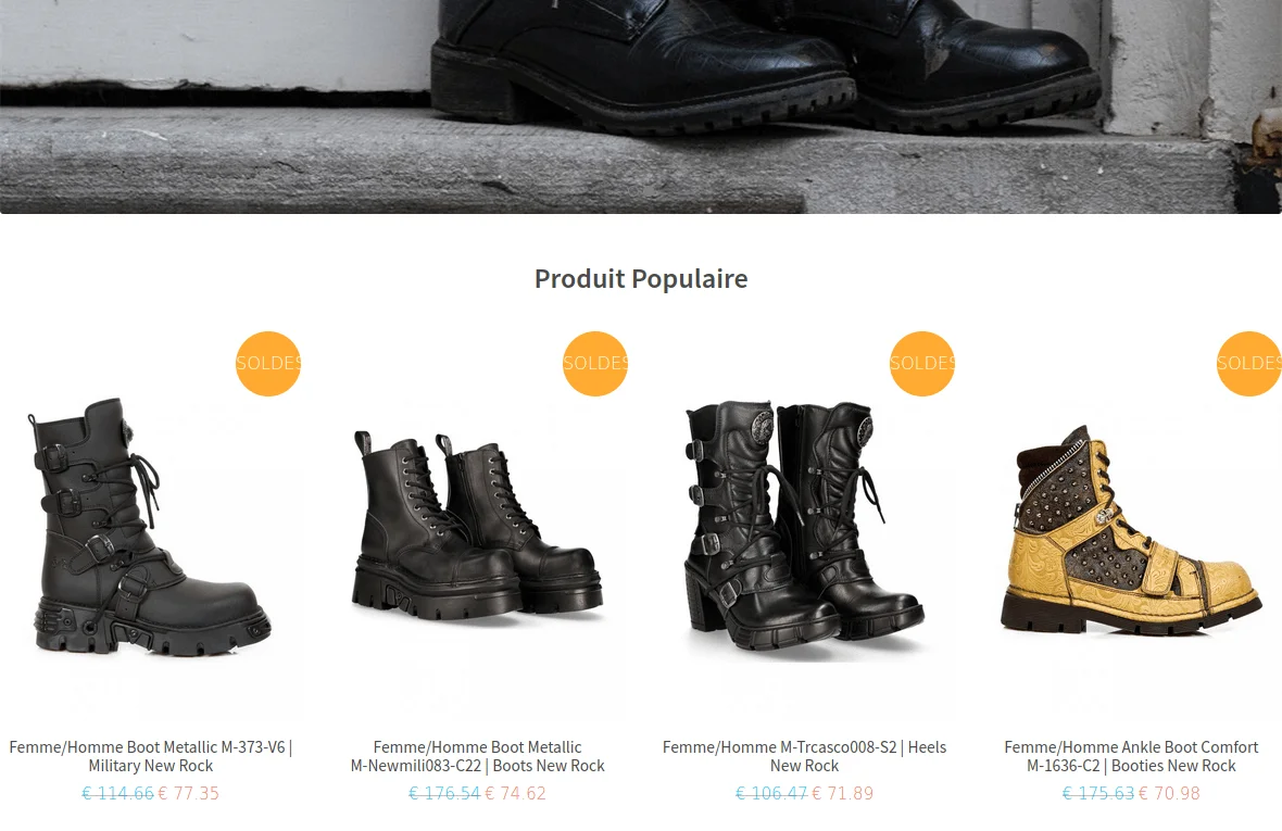 Products displayed on a fake shopping website involved in the BogusBazaar scams (SRLabs)
