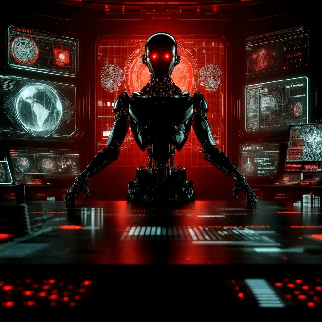 AI-Driven Cyber Threats (Illustrative Image) - Generated by DALL-E