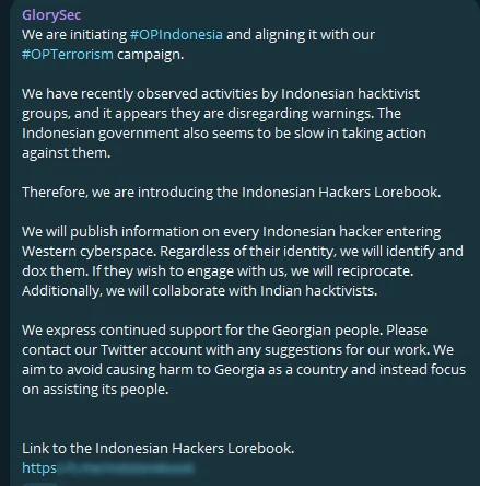 GlorySec’s announcement