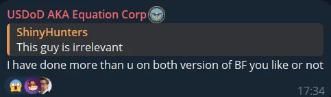 USDoD’s answer to ShinyHunters