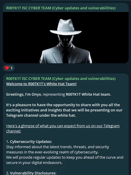 Announcement of R00TK1T