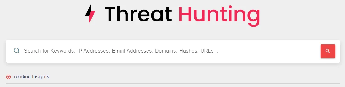 SOCRadar’s Threat Hunting module